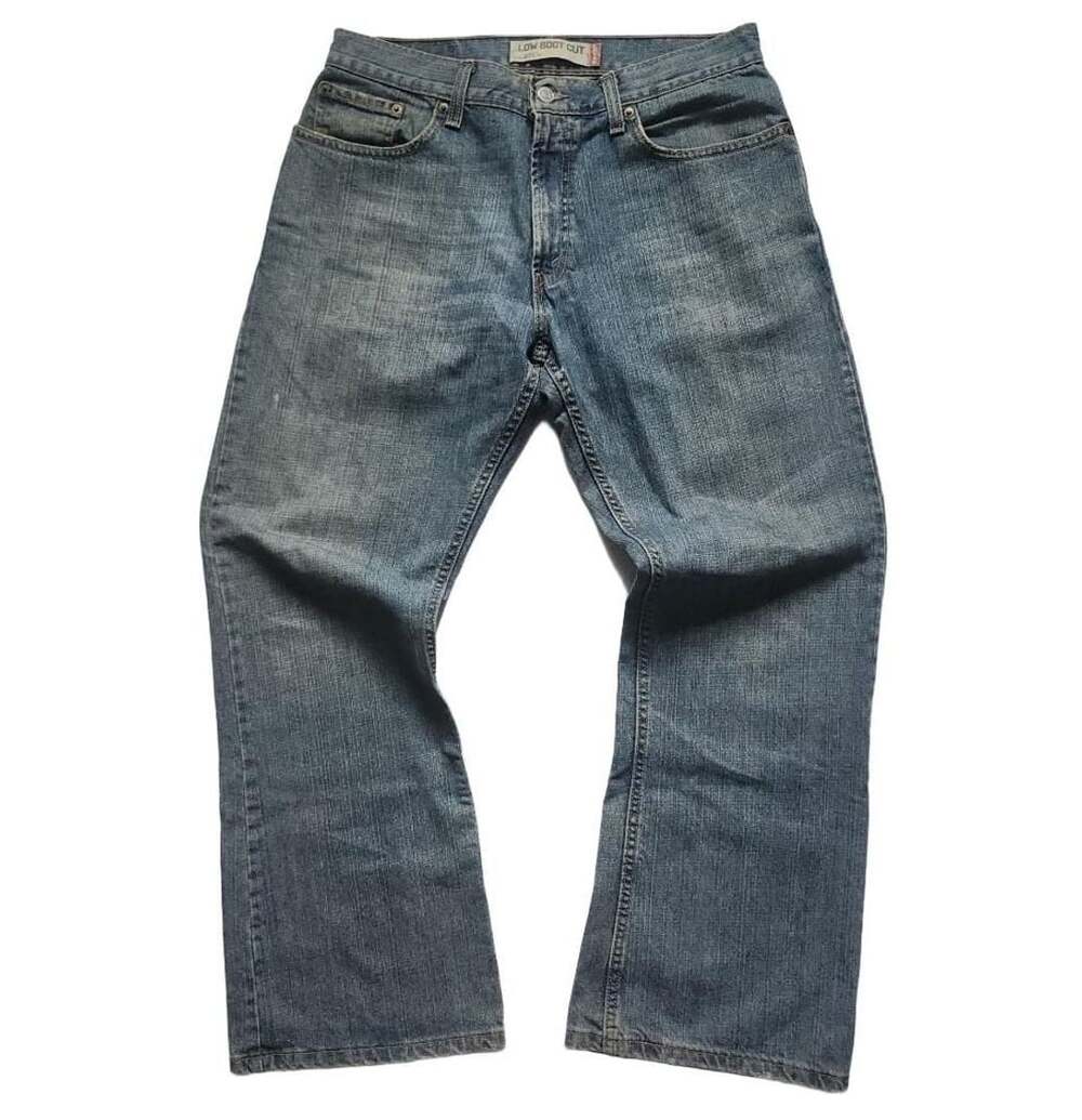 Levi's 527 Low Boot Cut Jeans Men's W33 L30 Blue Denim